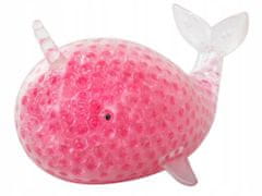 Verk  18254 Antistresová hračka veľryba ružová