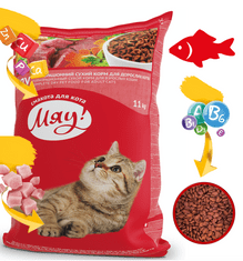 My Love MIAU pre dospelé mačky s karasom 11 kg