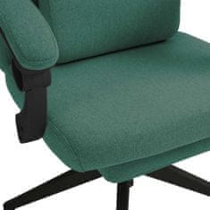 Timeless Tools Kancelárska otočná stolička s opierkou hlavy - zelená