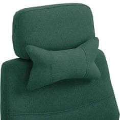 Timeless Tools Kancelárska otočná stolička s opierkou hlavy - zelená