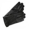  K33 Pánske kožené rukavice zateplené čierne S/M