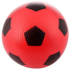 Teddies Loptička Futbal gumový lopta červená