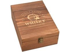 G. Wurm Veľký whisky set v luxusnej drevenej krabičke