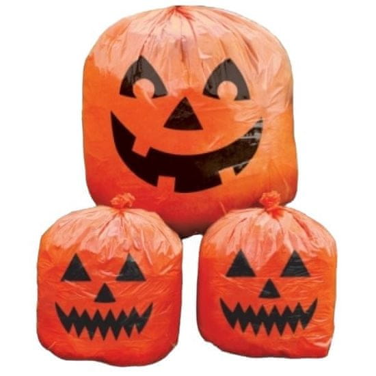 Dekorácia tekvice - pumpkin - 3 ks - Halloween