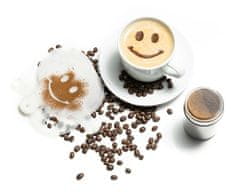 CoZy Sada šablon na kávu s posypačem na cukr/kakao - 16 kusov