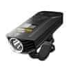 B35 nabíjateľné svietidlo na bicykel (vstavaná batéria) CREE XM-L2 U2 (1800 lumen)