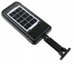 Pronett  XJ4498 Pouličné osvetlenie solárne 160 LED COB, IP67, 34 W, 500 lm čierne
