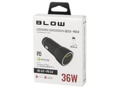 Blow Autonabíjačka s USB-A a USB-C zásuvkou 36W G36W