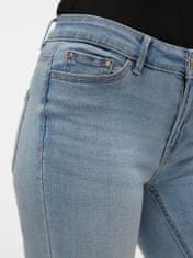 Vero Moda Dámske džínsy VMFLASH Skinny Fit 10300174 Light Blue Denim (Veľkosť XXL/34)