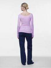 Pieces Dámske tričko PCKITTE Slim Fit 17101437 Pastel Lavender (Veľkosť L)