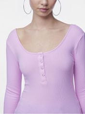 Pieces Dámske tričko PCKITTE Slim Fit 17101437 Pastel Lavender (Veľkosť L)