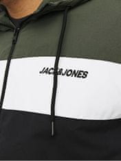 Jack&Jones Plus Pánska bunda JJERUSH 12243517 Forest Night (Veľkosť 5XL)