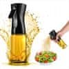 Sklenená fľaša s rozprašovačom na olej, ocot, vodu a iné tekutiny 200 ml | FLAVORMIST