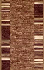 Associated Weavers AKCIA: 302x80 cm s obšitím Protišmykový behúň na mieru Adagio 17 hnedý šíre 80 cm