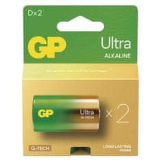 GP Alkalická batéria GP Ultra LR20 (D), 2 ks