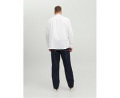 Pánska košeľa JPRBLACARDIFF Loose Fit 12235157 White (Veľkosť 5XL)