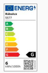 Rabalux LED zápustné stropné svietidlo Lois 6W | 350lm | 4000K| IP20| 12cm - matná biela