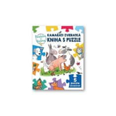 Svojtka Kamaráti zvieratká kniha s puzzle Priatelia z farmy