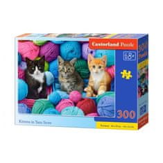 Castorland Puzzle Mačiatka s bavlnou, 300 dielikov