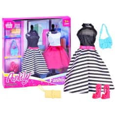 Anlily – oblečenie pre bábiku Barbie, 2v1 A
