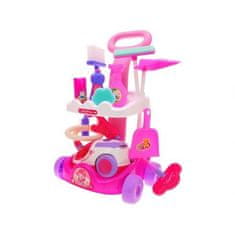 JOKOMISIADA Magical cleaner, detský upratovací vozík + funkčný vysávač