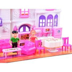 JOKOMISIADA Skladací rodinný domček pre bábiky + nábytok