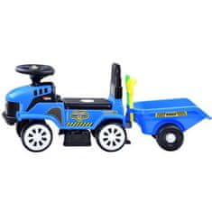 JOKOMISIADA Veľký traktor s prívesom, modrý