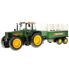 JOKOMISIADA Veľký traktor na diaľkové ovládanie s vlečkou, 70 cm, nabíjateľná batéria