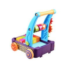 JOKOMISIADA Posuvný vozík s farebnými kockami
