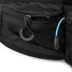 Spokey SPRINTER Športový, cyklistický a bežecký vodeodolný batoh, 5 l, modro-čierny