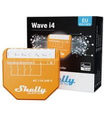 Shelly Shelly Qubino Wave i4 - modul na aktiváciu scén (Z-Wave)