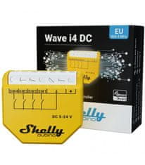 Shelly Shelly Qubino Wave i4 DC - modul na aktiváciu scén (Z-Wave)