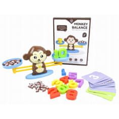 KOMFORTHOME Učíme sa počítať Váha Vzdelávacia hra Opica