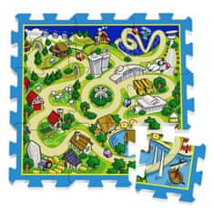 Stamp Penové puzzle street racing mat 31x31 ZA3150