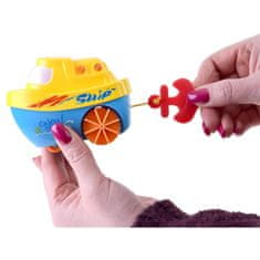 HOLA Rozťahovacia hračka do kúpeľa loď SHIP ZA3096