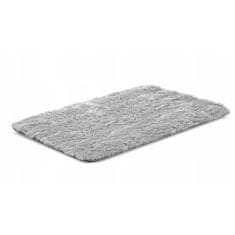 KOMFORTHOME Mäkký huňatý protišmykový koberec 80x160 cm Farba svetlosivá