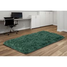 KOMFORTHOME Mäkký huňatý protišmykový koberec 100x160 cm Farba zelená