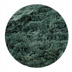 KOMFORTHOME Mäkký huňatý protišmykový koberec 160x220 cm Farba zelená