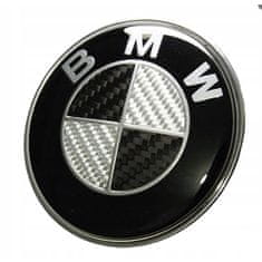 Emblém s logom BMW na kapotu CARBON 82MM 51148132375