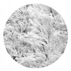 KOMFORTHOME Mäkký huňatý protišmykový koberec 80x120 cm Farba biela