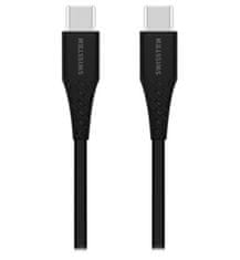 SWISSTEN TPU nabíjací kábel USB-C / USB-C 0,4 M Čierny