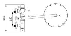 Omnires Uni termostatický sprchový stĺp čierna mat /blm/ (Y1244NBL)