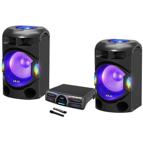 Akai BT Party reproduktorový systém so zosilňovačom Y3 Dual Speaker System