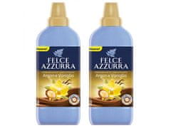 Felce Azzurra Felce Azzurra Koncentrát na oplachovanie textílií - Arganový olej a vanilka 600 ml x2