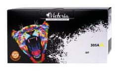 Victoria CE412A Inkjet cartridge pre tlačiarne LaserJet Pro 300 MFP M375, 2600 str., 305A žltá
