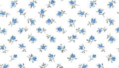 Dadka Obliečky bavlna Malé ruže modré 140x200, 70x90 cm