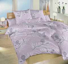 Dadka Obliečky bavlna Ihličia violet 220x200, 2x70x90 cm