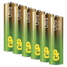 GP Alkalická batéria GP Ultra LR6 (AA), 6 ks