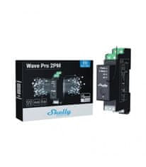 Shelly Shelly Qubino Wave Pro 2PM - spínací modul s meraním spotreby 2x 16A (Z-Wave)