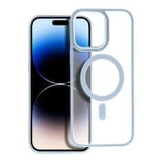 No Name Silikónové puzdro MagSafe pre iPhone 14 Pro Max priesvitné modré
